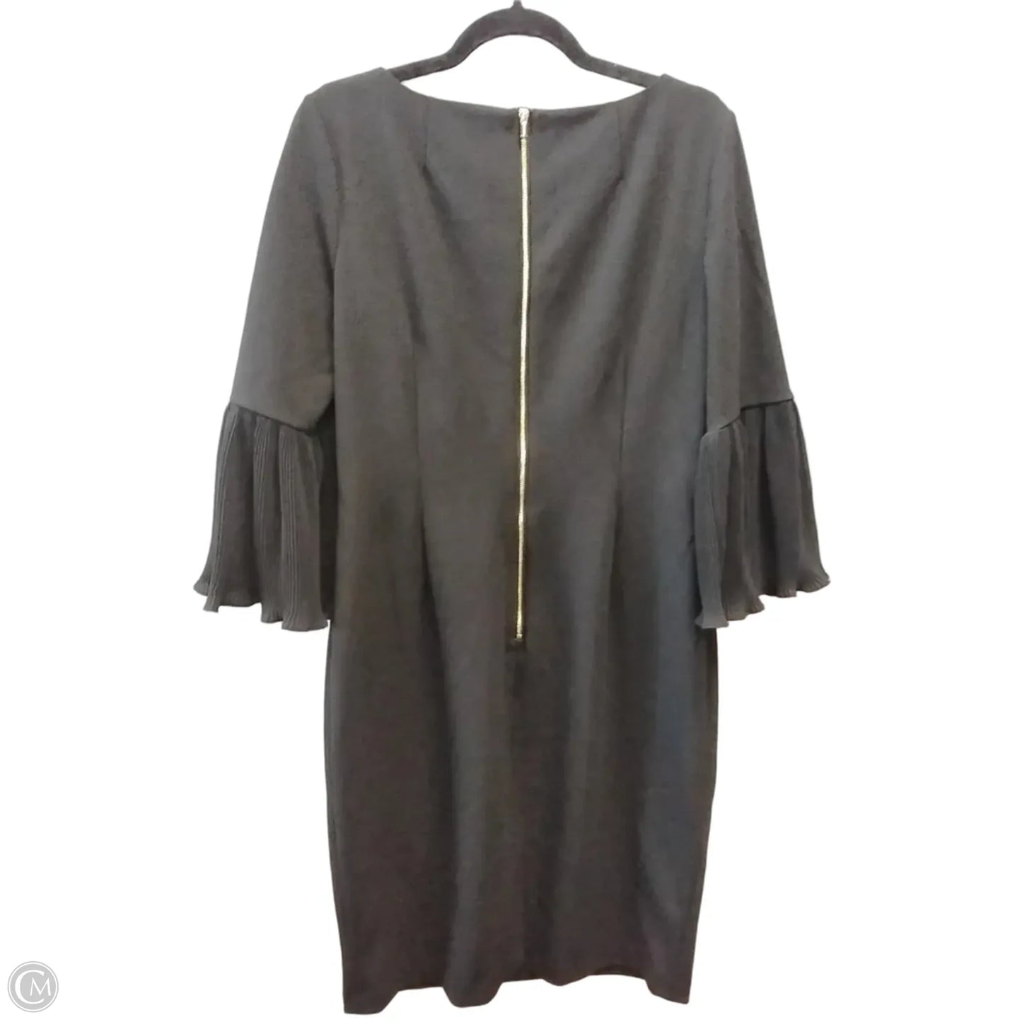 Dress Casual Midi By Calvin Klein In Black, Size: 12