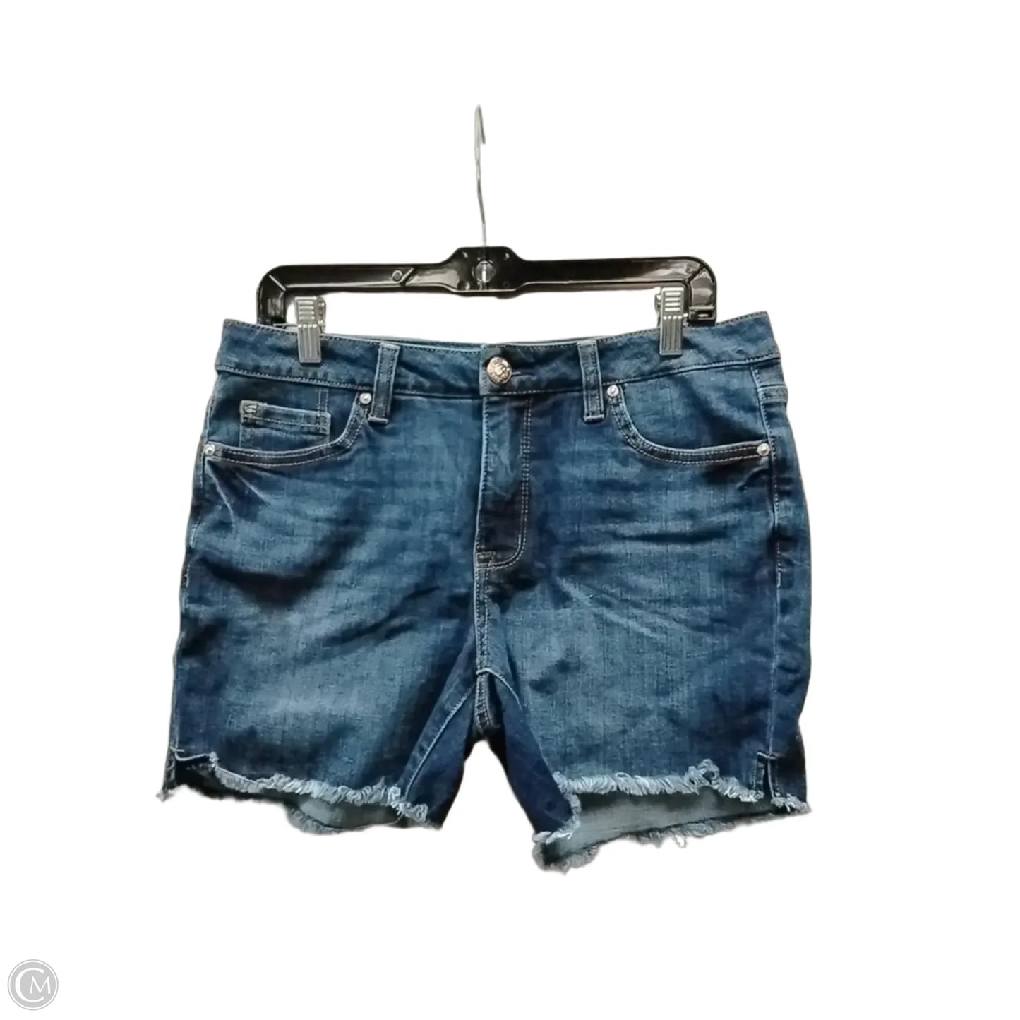 Shorts By Seven 7 In Blue Denim, Size: 14