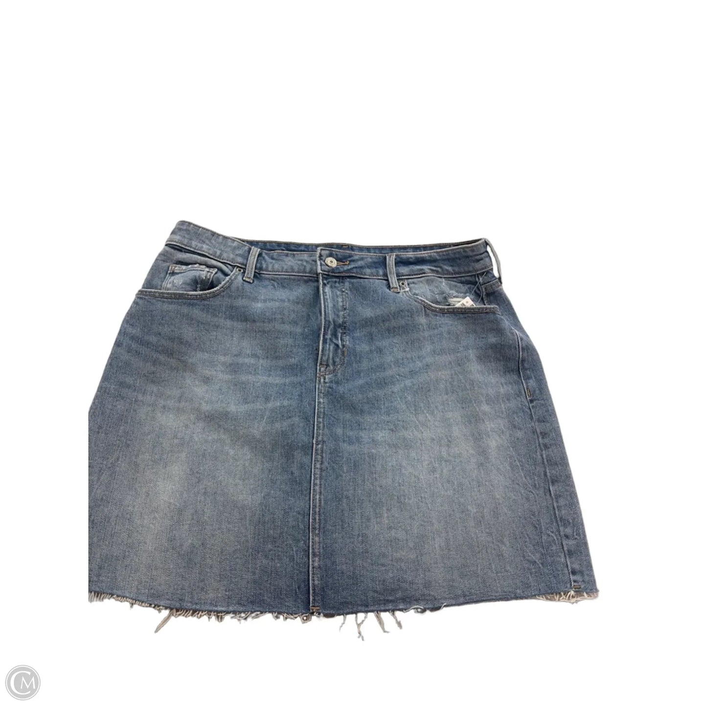 Skirt Mini & Short By Old Navy In Blue Denim, Size: 14