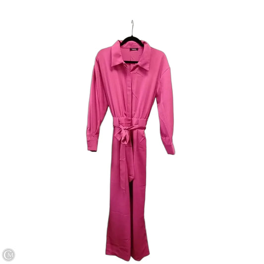 Jumpsuit By Clothes Mentor In Pink, Size: L