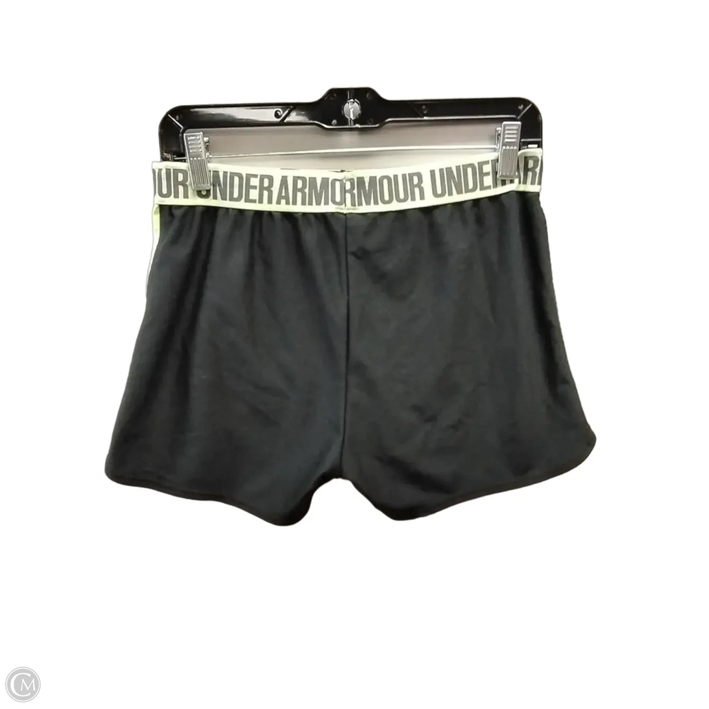 Athletic Shorts By Under Armour In Black & Green, Size: M
