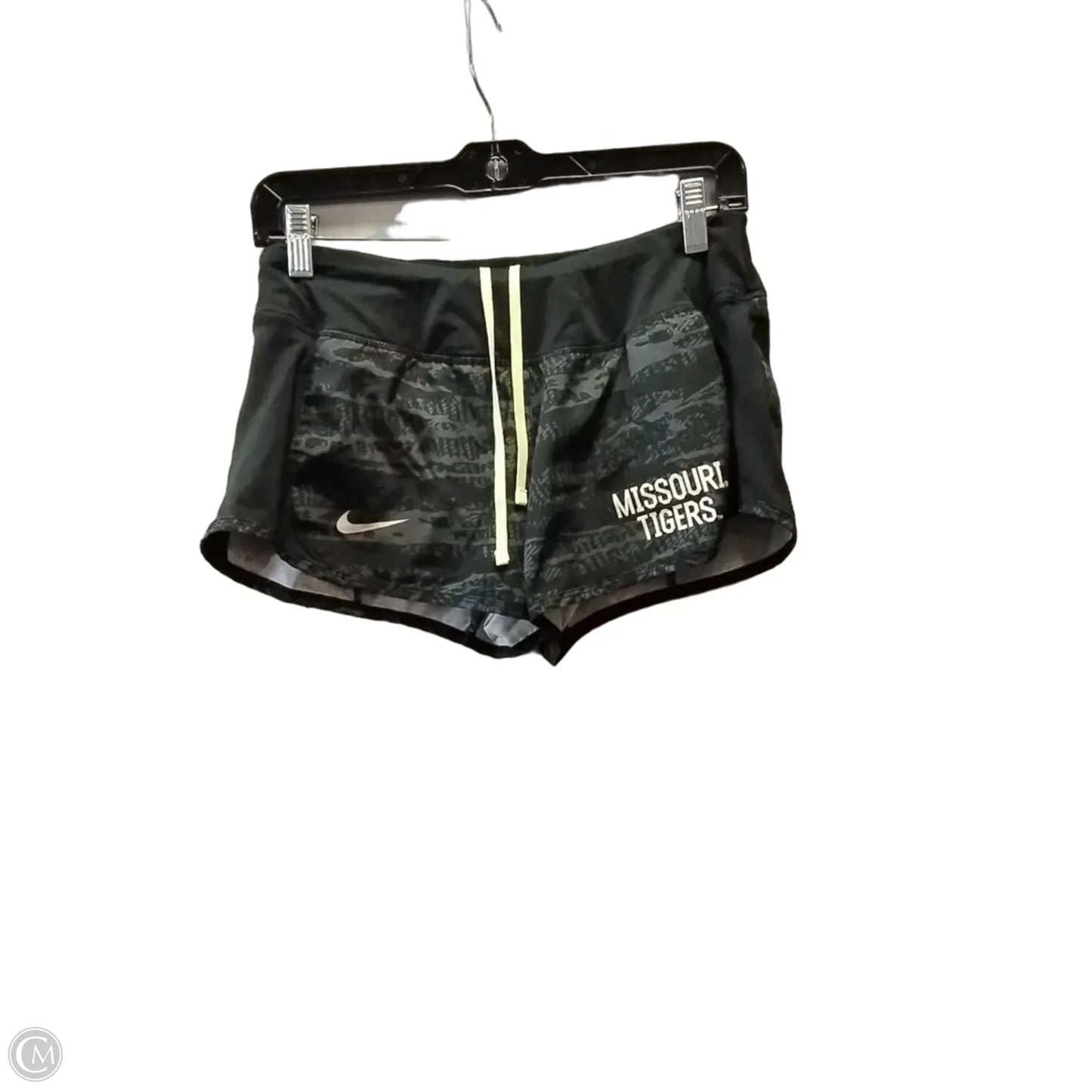 Athletic Shorts By Nike In Black & Grey, Size: S