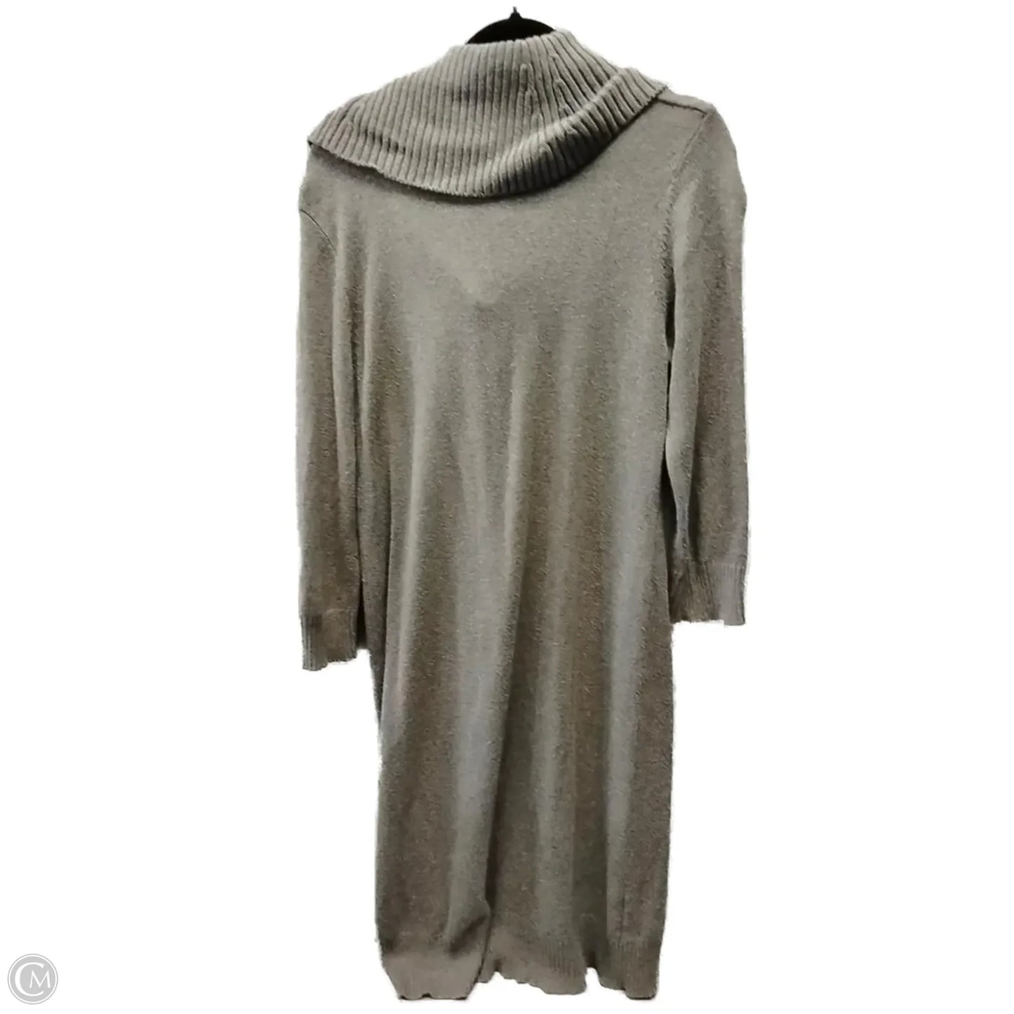 Dress Sweater By Ann Taylor In Grey, Size: L