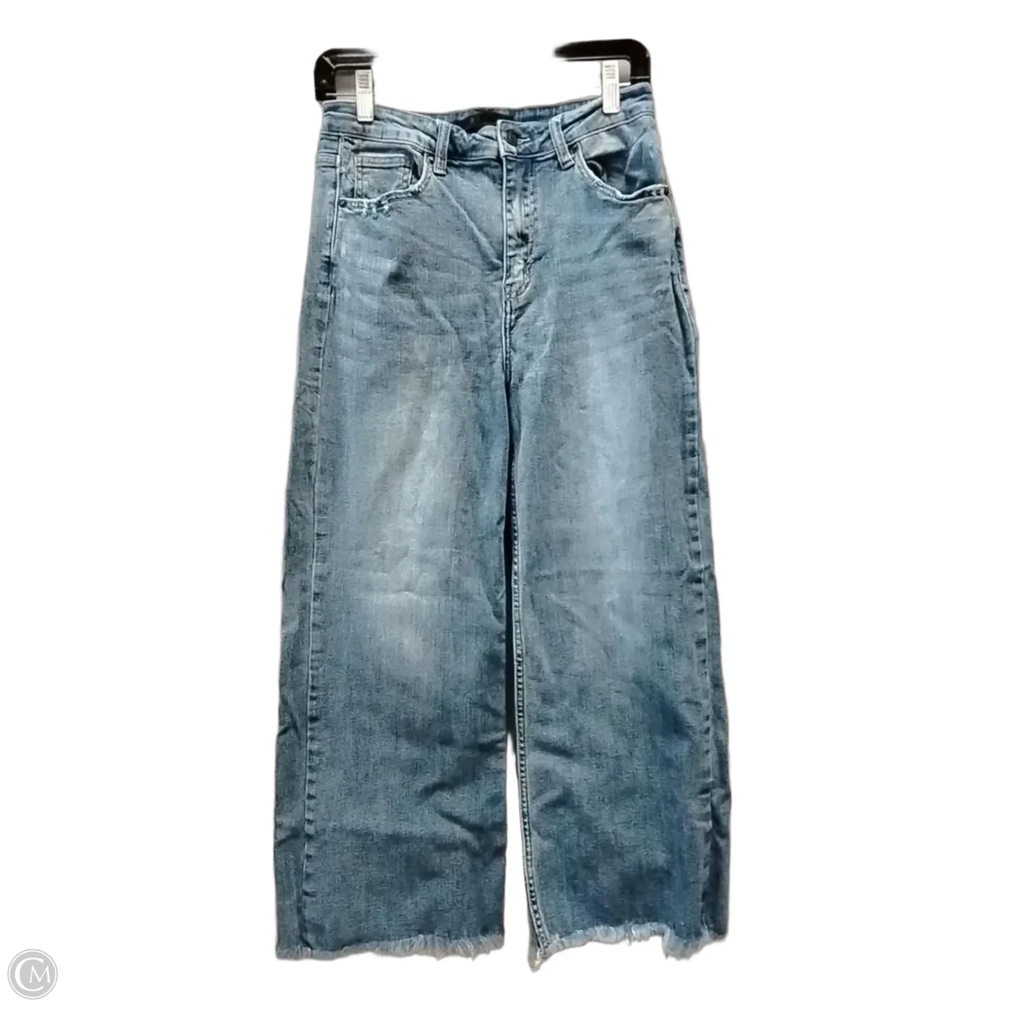 Jeans Wide Leg By Risen In Blue Denim, Size: 6