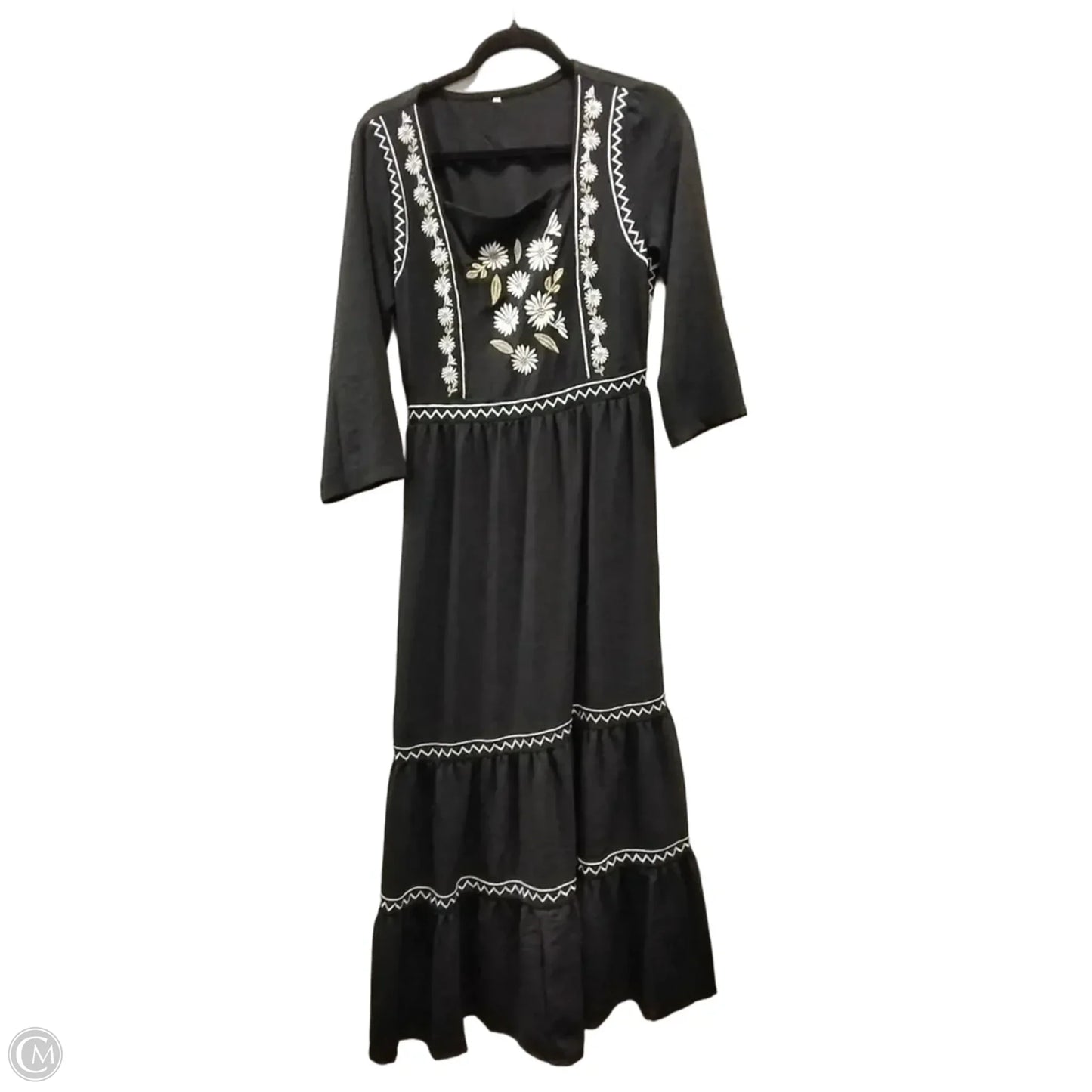 Dress Casual Maxi By Clothes Mentor In Black, Size: 8