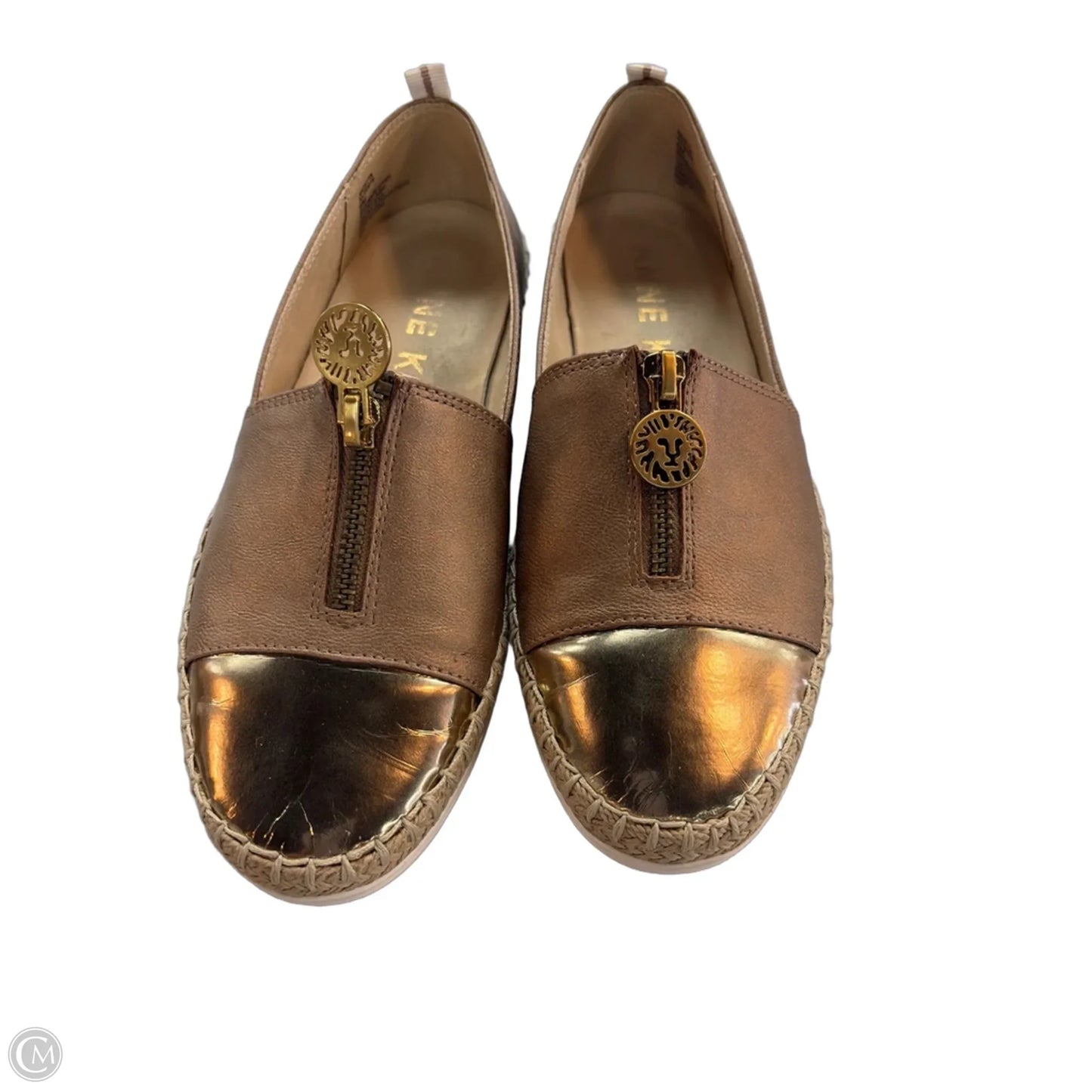 Shoes Flats By Anne Klein In Bronze, Size: 6