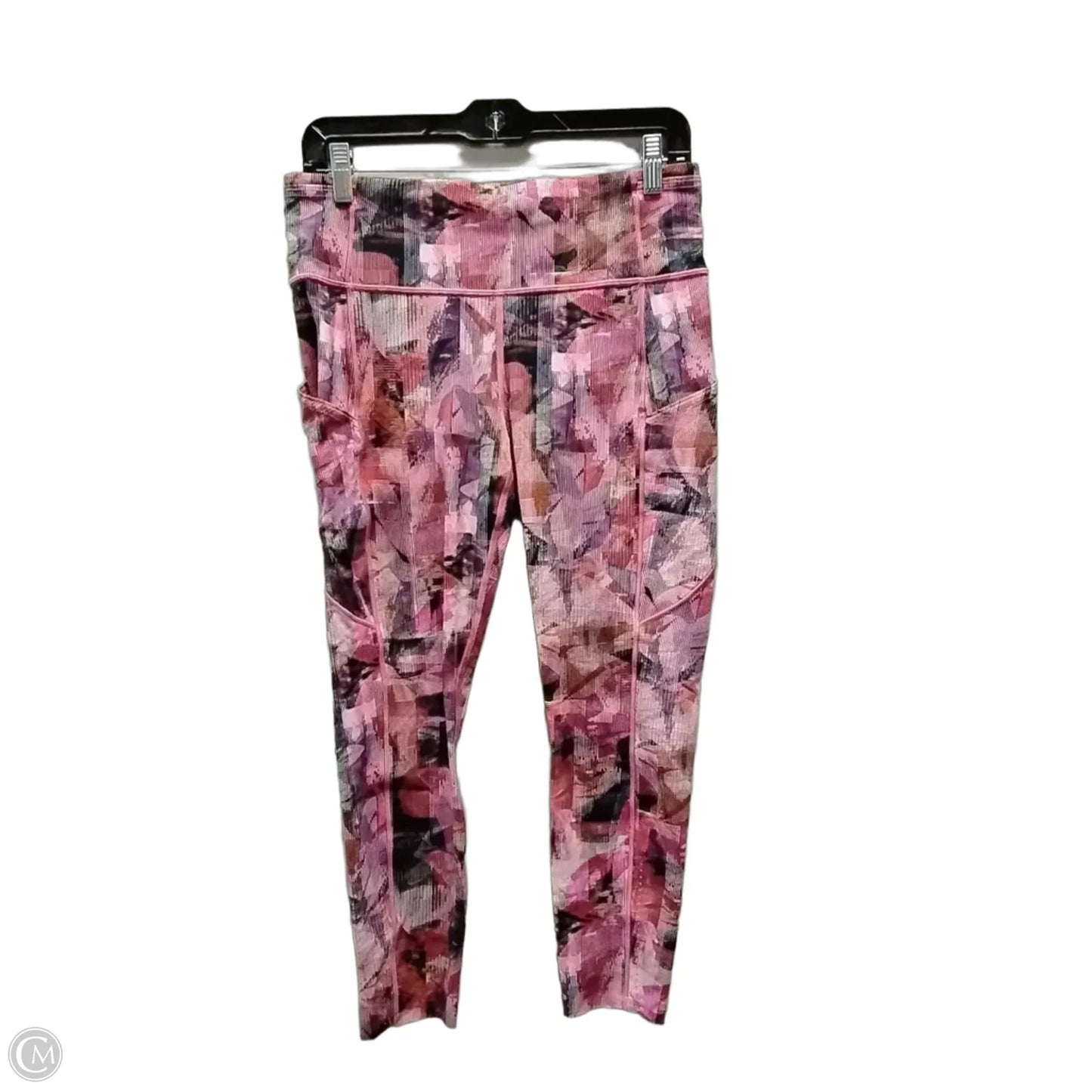 Athletic Leggings By Lululemon In Pink, Size: M