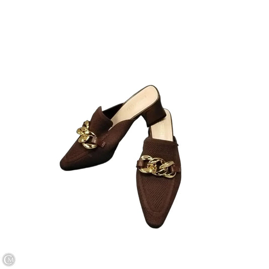 Shoes Heels Block By Clothes Mentor In Brown, Size: 6
