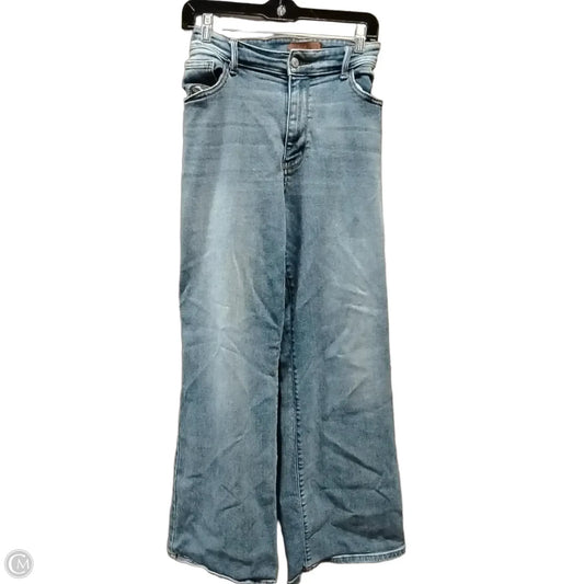 Jeans Wide Leg By Judy Blue In Blue Denim, Size: 16w