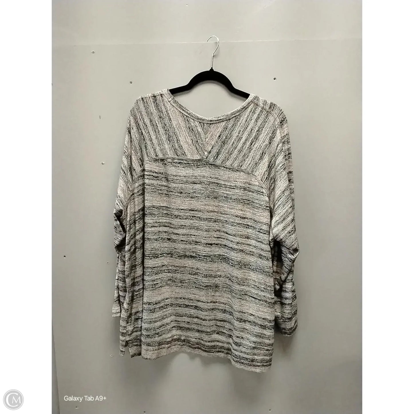 Top Long Sleeve By Sonoma In Tan, Size: 3x