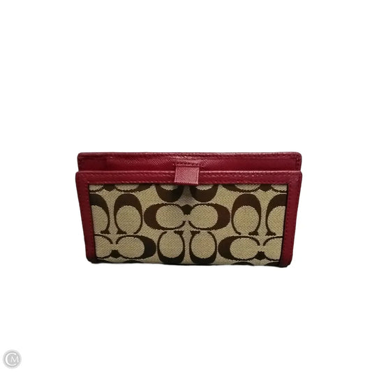 Wallet Designer By Coach, Size: Medium