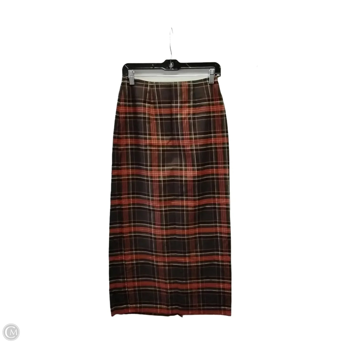 Skirt Maxi By Cato In Plaid Pattern, Size: 4