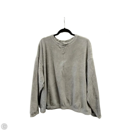 Sweatshirt Crewneck By A New Day In Grey, Size: 2x