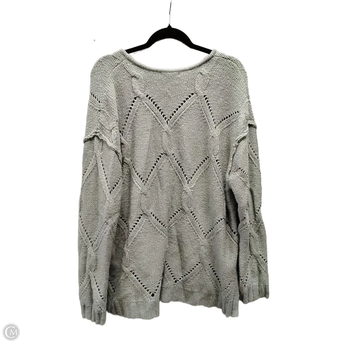 Sweater By Cato In Green, Size: Xl