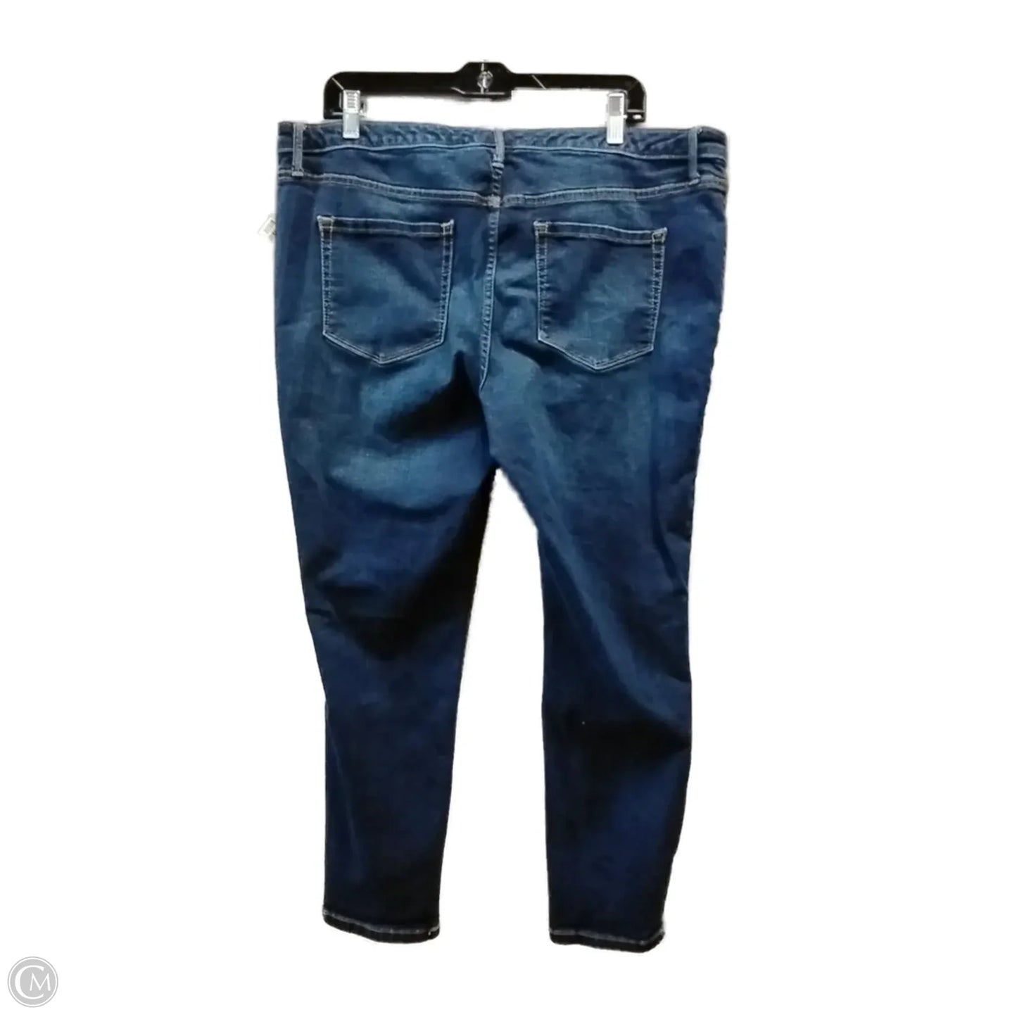 Pants Linen By Ava & Viv In Blue Denim, Size: 18w