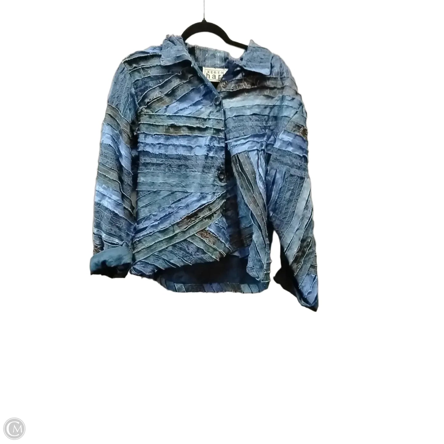 Jacket Other By Keren Hart In Blue & Green, Size: L