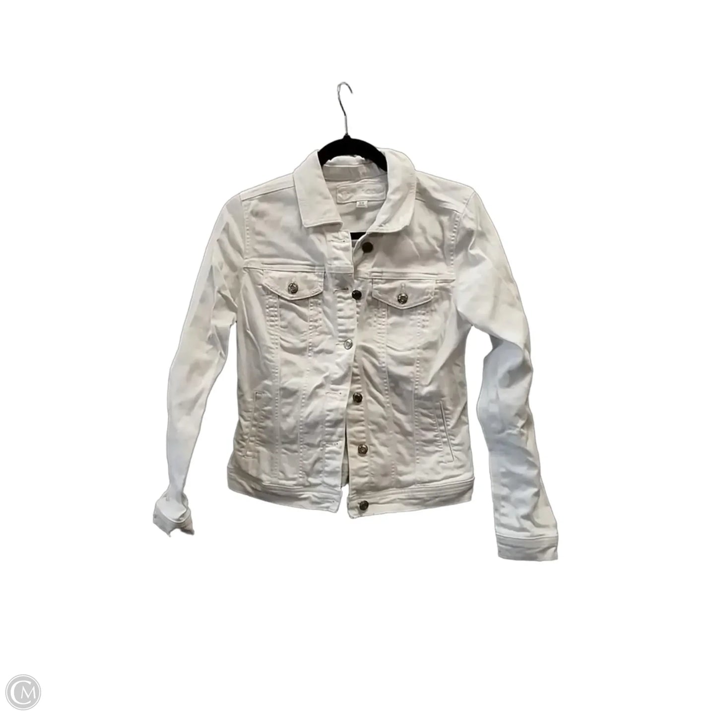 Jacket Denim By Maurices In White, Size: Xs