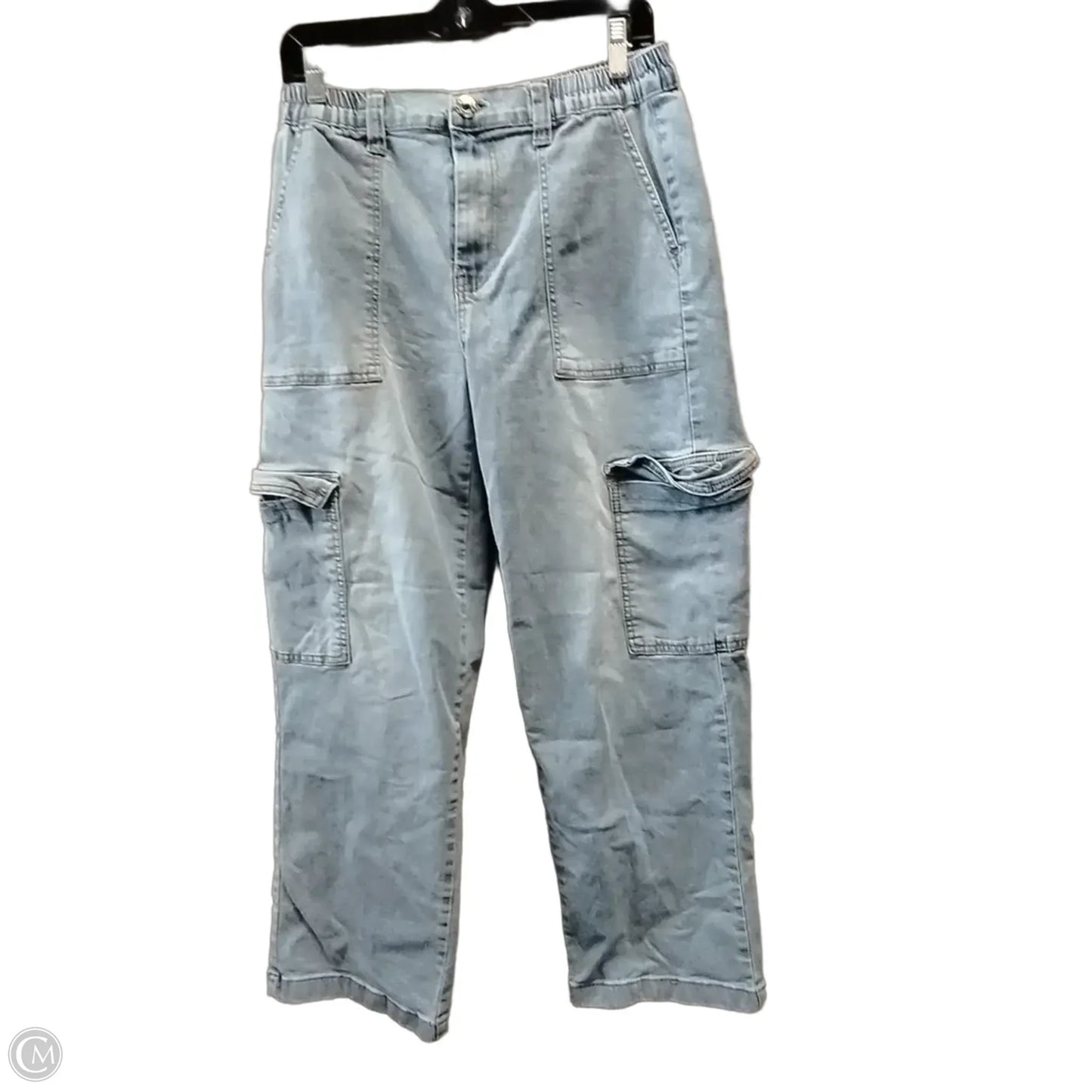 Jeans Wide Leg By Cme In Blue Denim, Size: 13