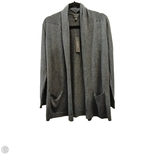 Sweater Cardigan By Talbots In Grey, Size: S