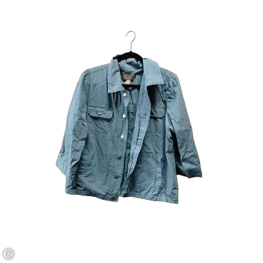 Jacket Other By Chicos In Blue, Size: 2