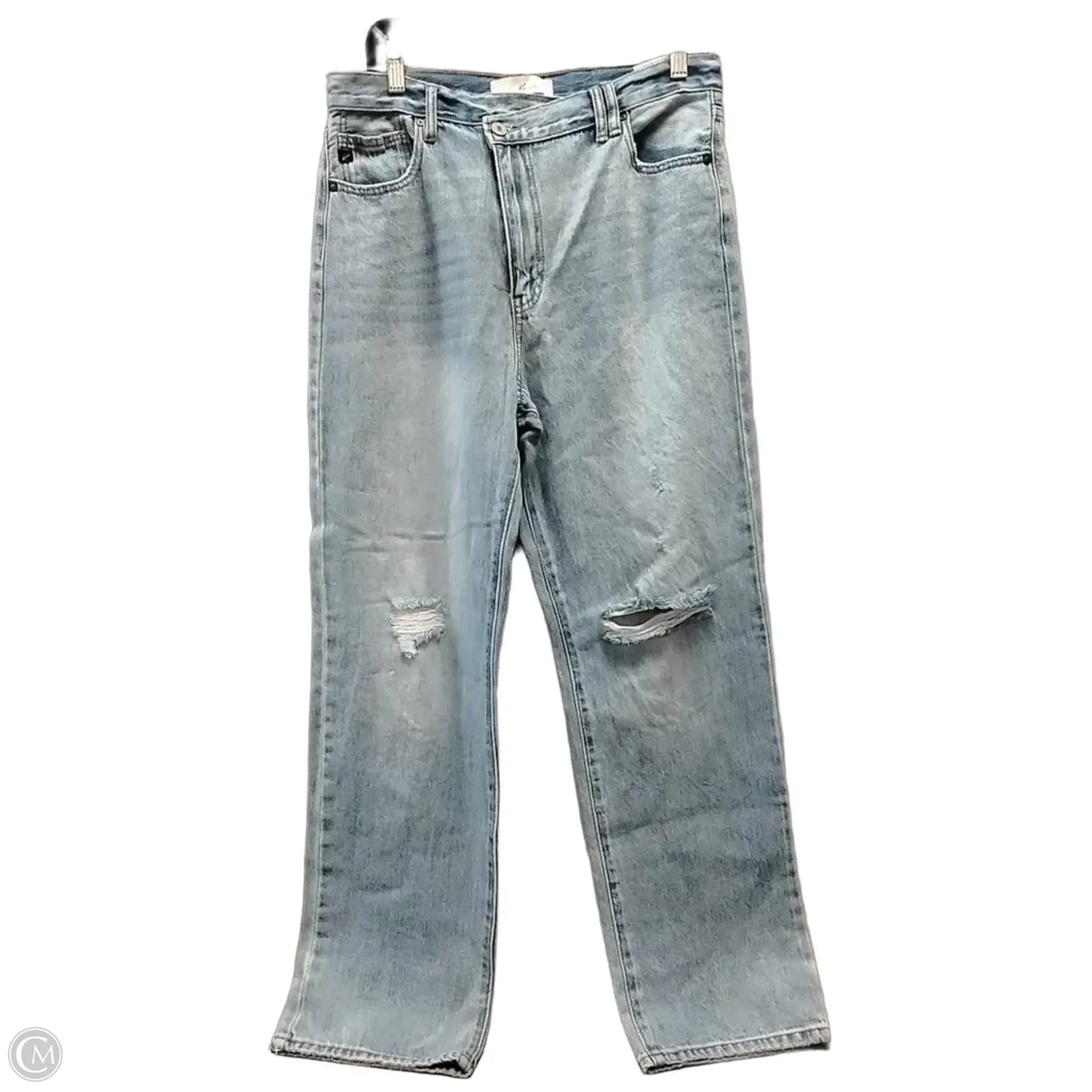 Jeans Straight By Kancan In Blue Denim, Size: 10