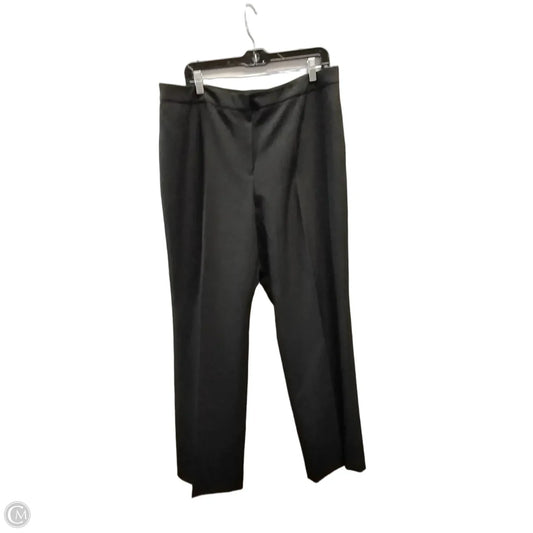 Pants Dress By Kasper In Black, Size: 16