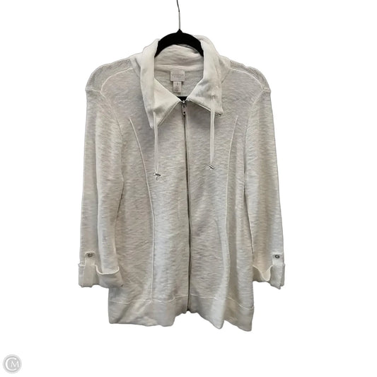 Jacket Other By Chicos In Cream, Size: 1