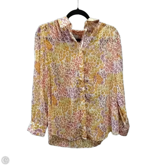 Top Long Sleeve By Chicos In Animal Print, Size: 1