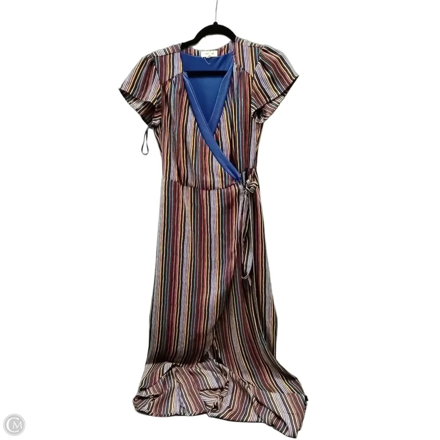 Dress Casual Maxi By Cme In Striped Pattern, Size: S