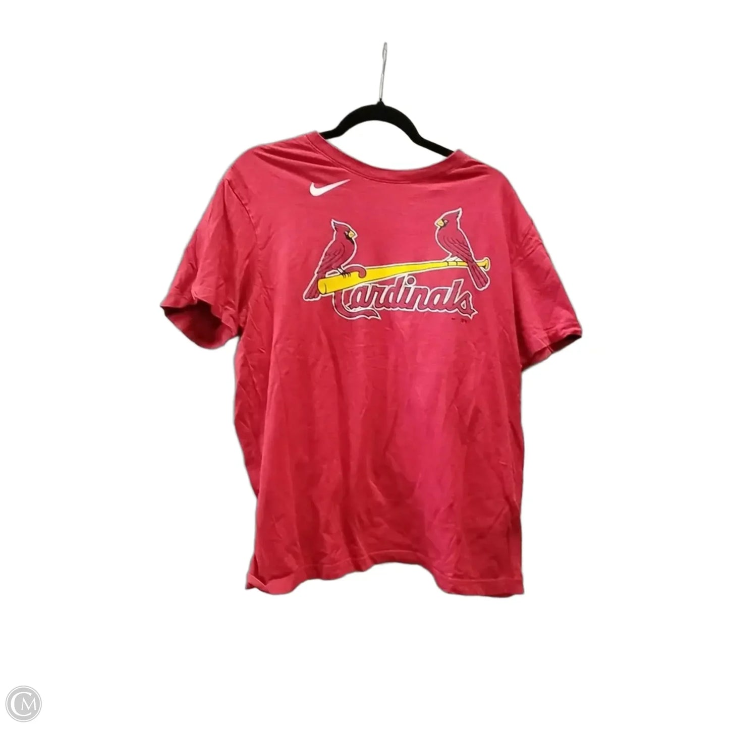 Top Short Sleeve By Nike In Red, Size: L