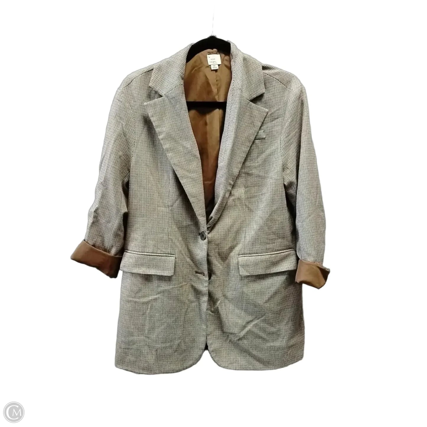 Jacket Other By A New Day In Plaid Pattern, Size: Xs