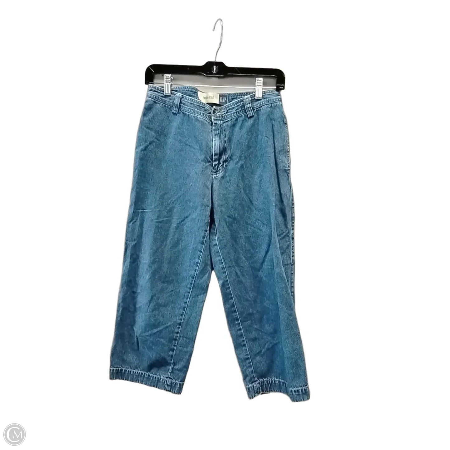 Jeans Straight By Gap In Blue Denim, Size: 6