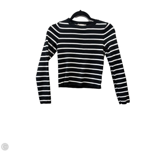 Top Long Sleeve By Happily Grey In Black & White, Size: S