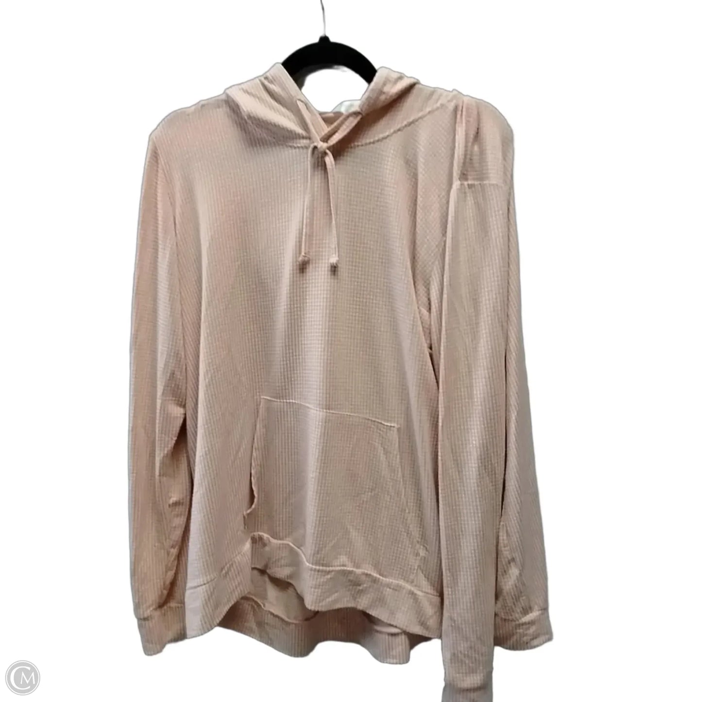 Sweatshirt Hoodie By Weatherproof In Plaid Pattern, Size: Xl