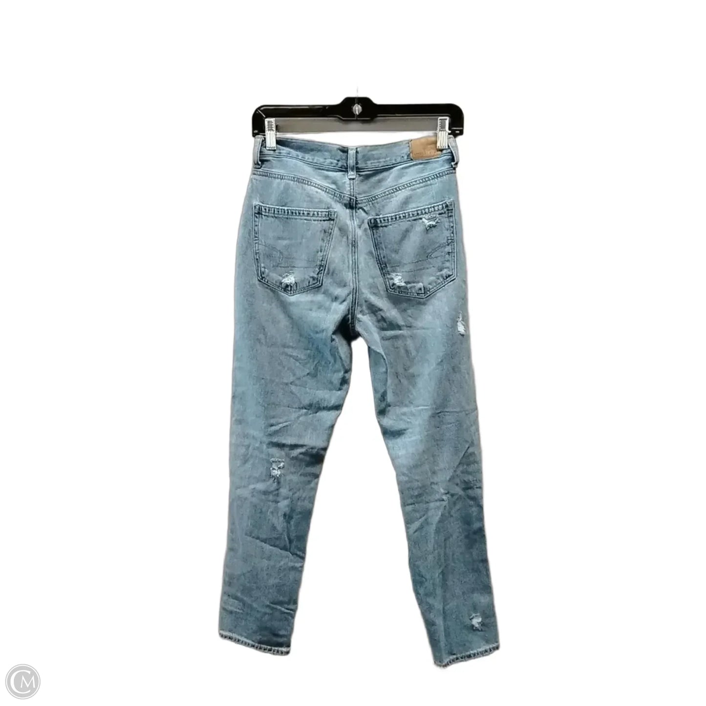 Jeans Skinny By American Eagle In Blue Denim, Size: 2