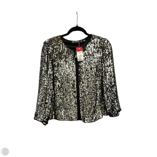 Jacket Other By Per Se In Black & Gold, Size: 8