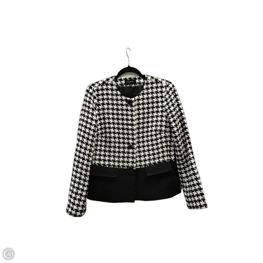 Jacket Fleece By Chicos In Cream, Size: S