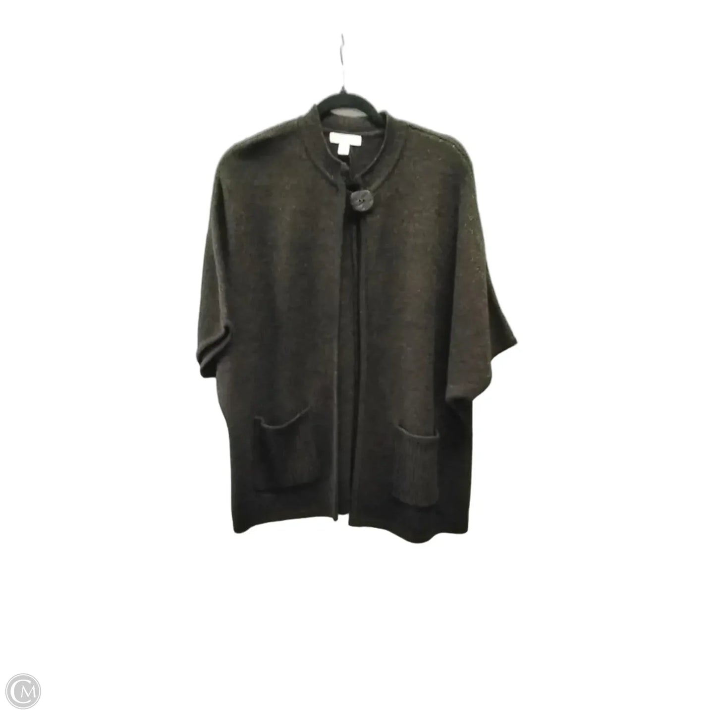 Sweater Cardigan By Coldwater Creek In Brown, Size: L