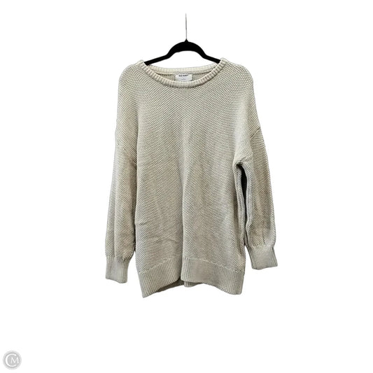 Sweater By Old Navy In Cream, Size: L