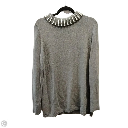 Sweater By Talbots In Grey, Size: M
