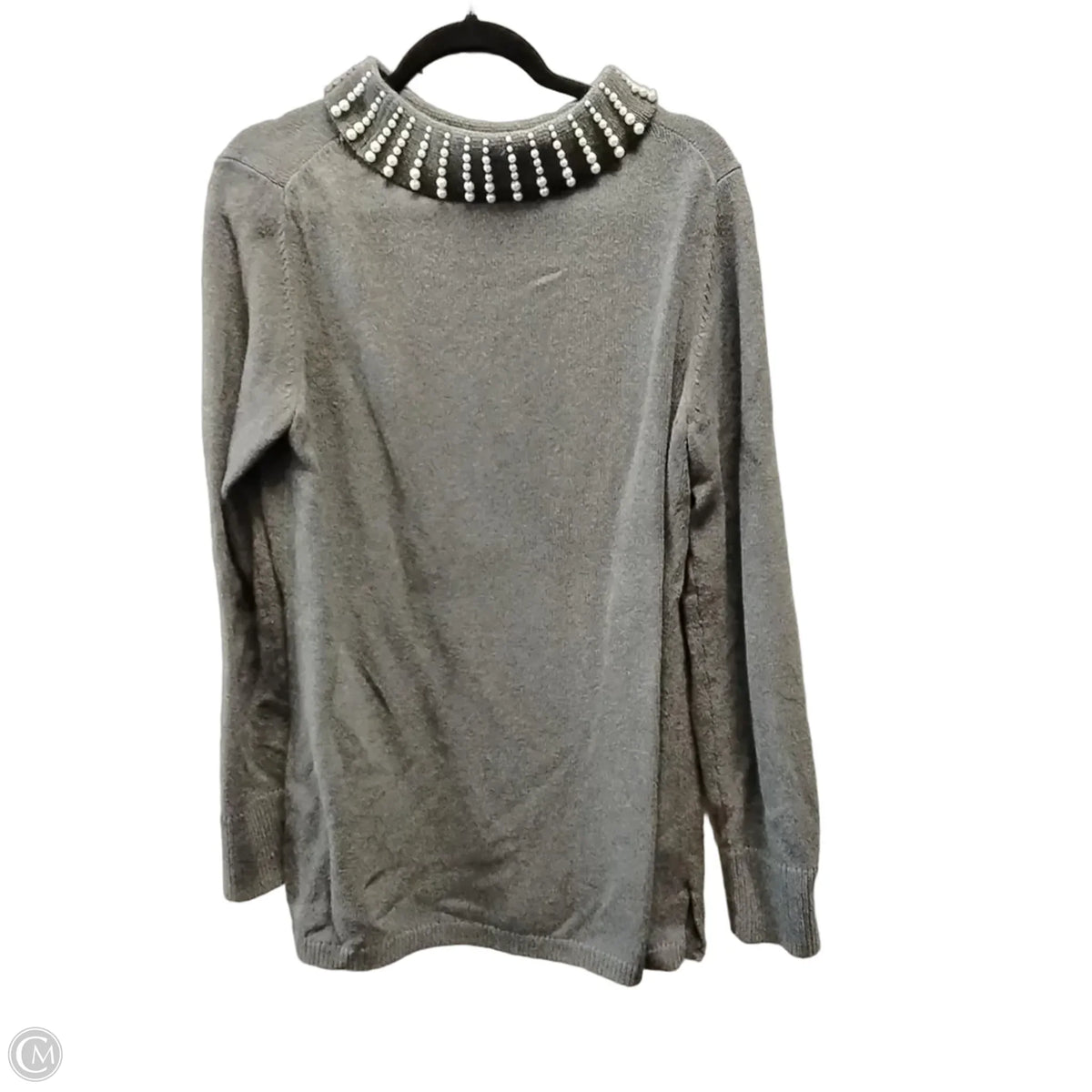 Sweater By Talbots In Grey, Size: M