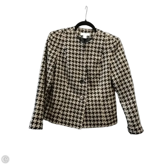 Blazer By Coldwater Creek In Black & Tan, Size: 8p