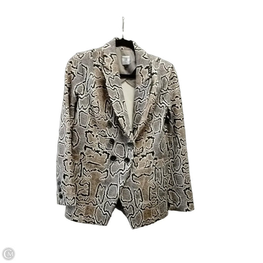 Blazer By Cabi In Animal Print, Size: 6