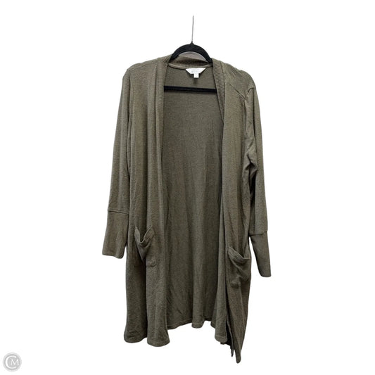 Sweater Cardigan By Market & Spruce In Green, Size: Xl