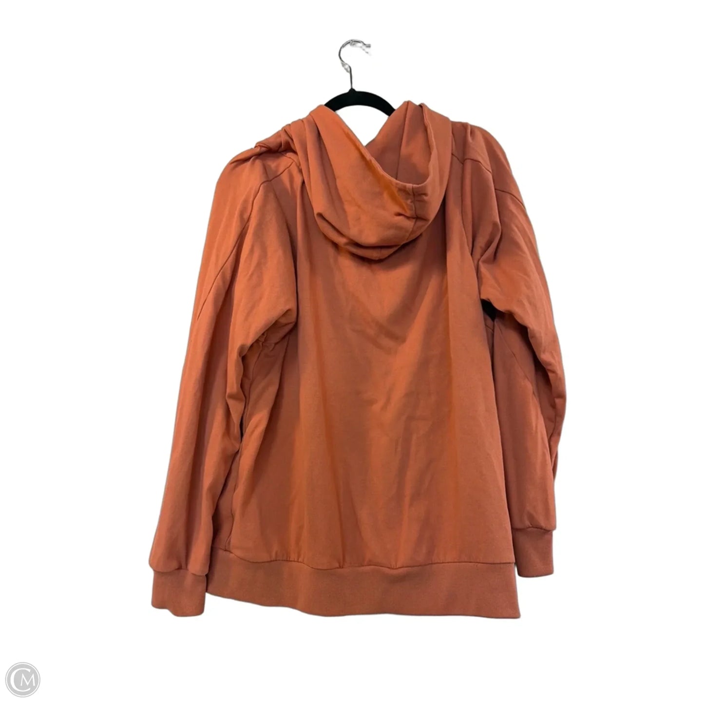 Athletic Jacket By Adidas In Orange, Size: Xl