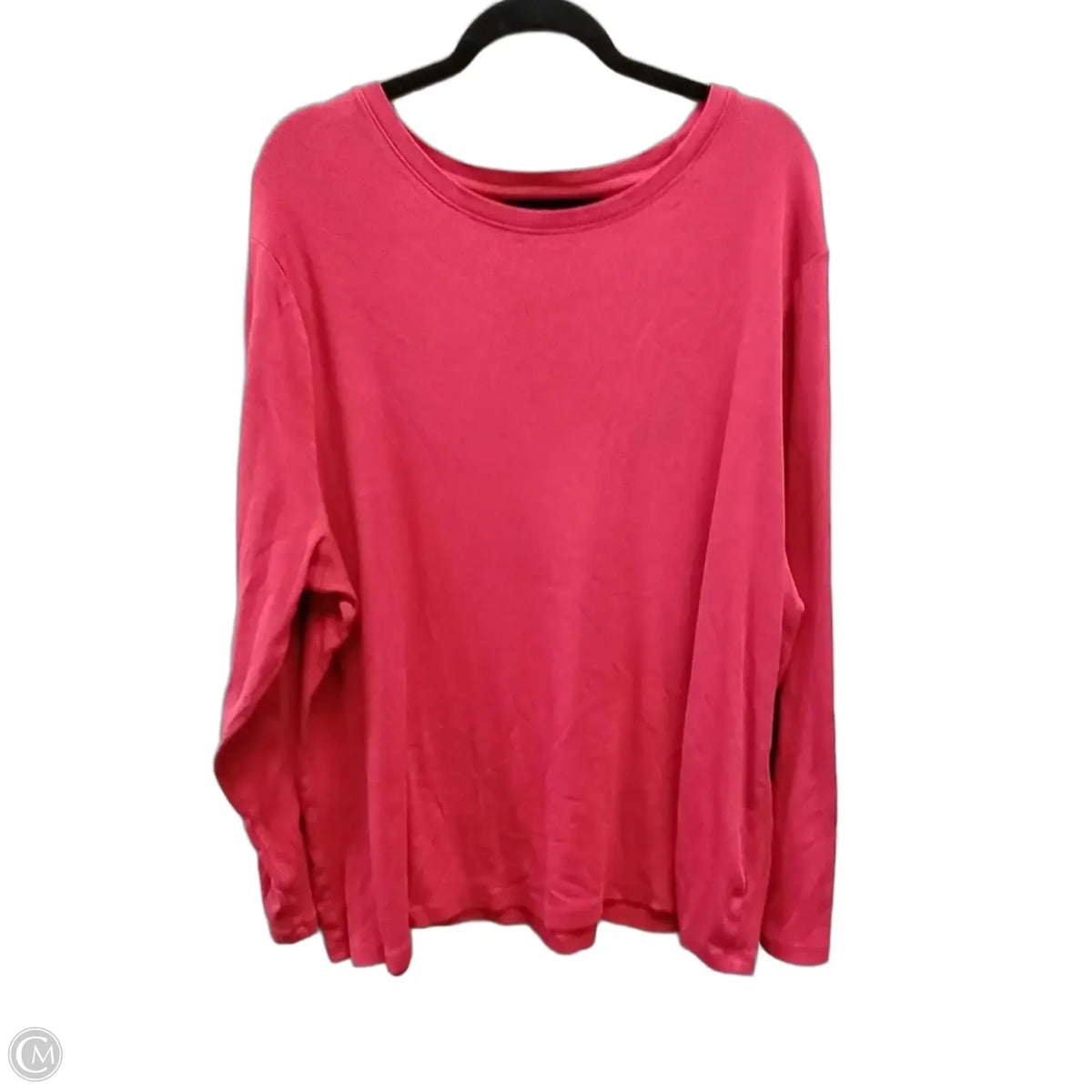 Top Long Sleeve Basic By A New Day In Red, Size: 4x