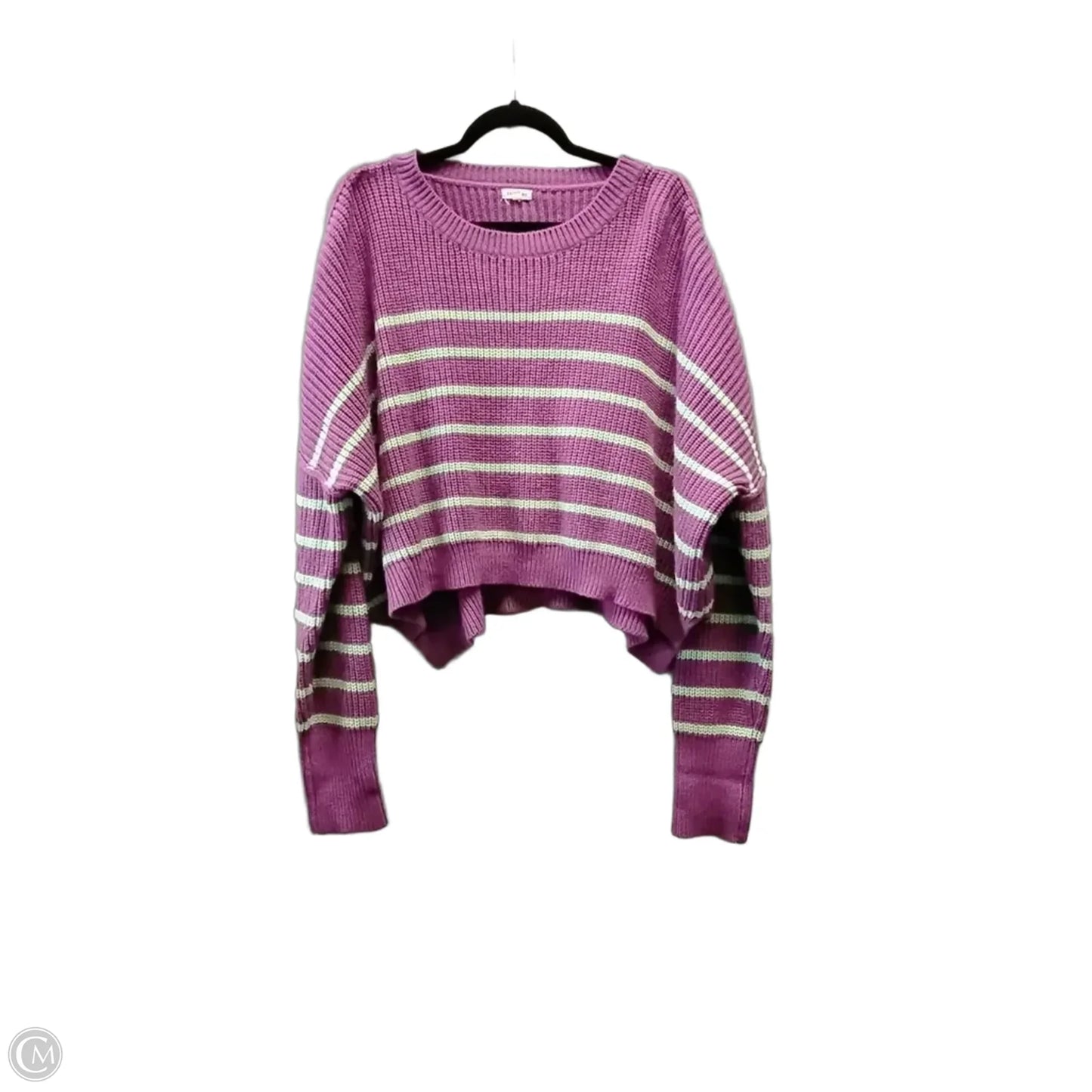 Sweater By En Creme In Green & Purple, Size: M