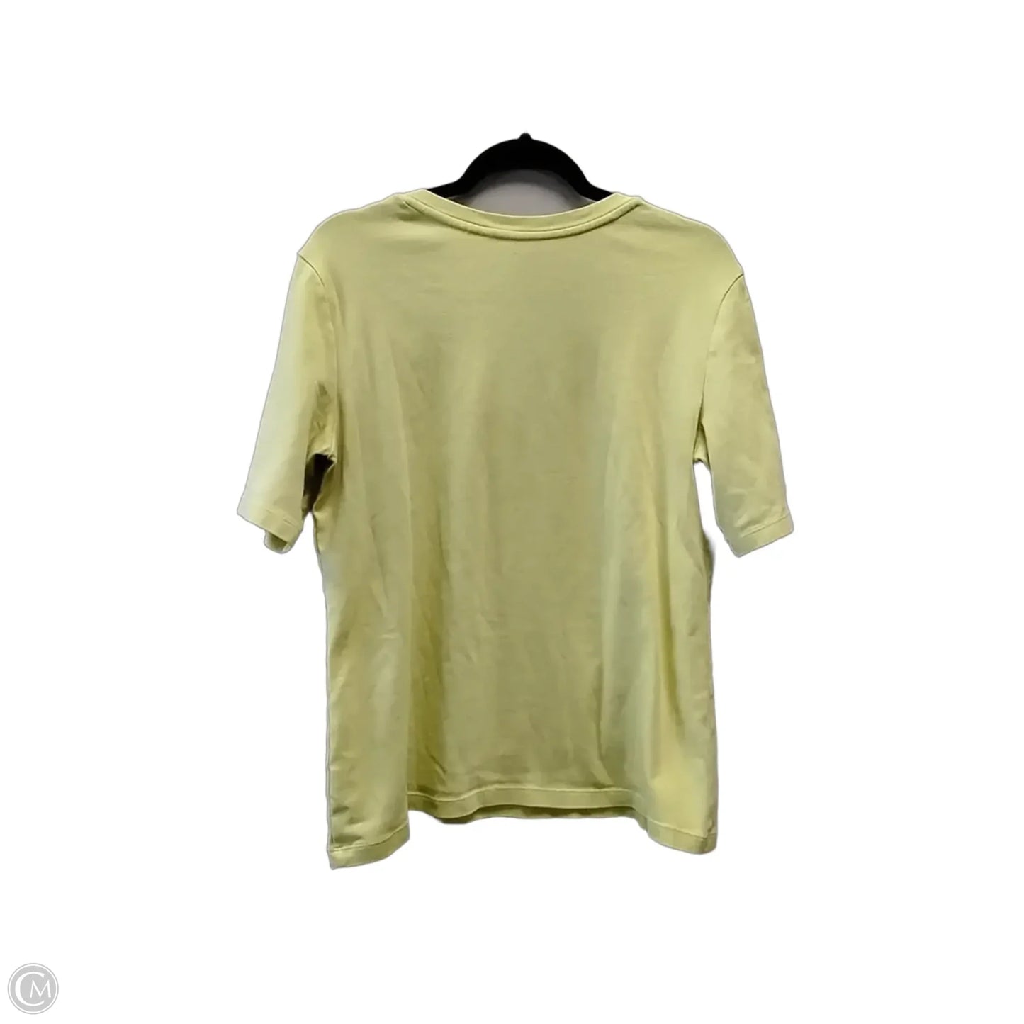 Top Short Sleeve By Chicos In Green, Size: L