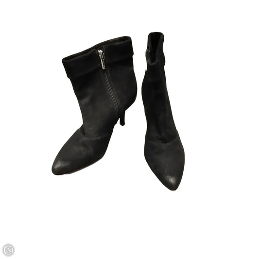 Boots Ankle Heels By Vince Camuto In Black, Size: 6.5