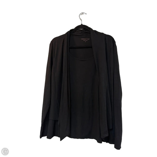 Top Long Sleeve By Coldwater Creek In Black, Size: L
